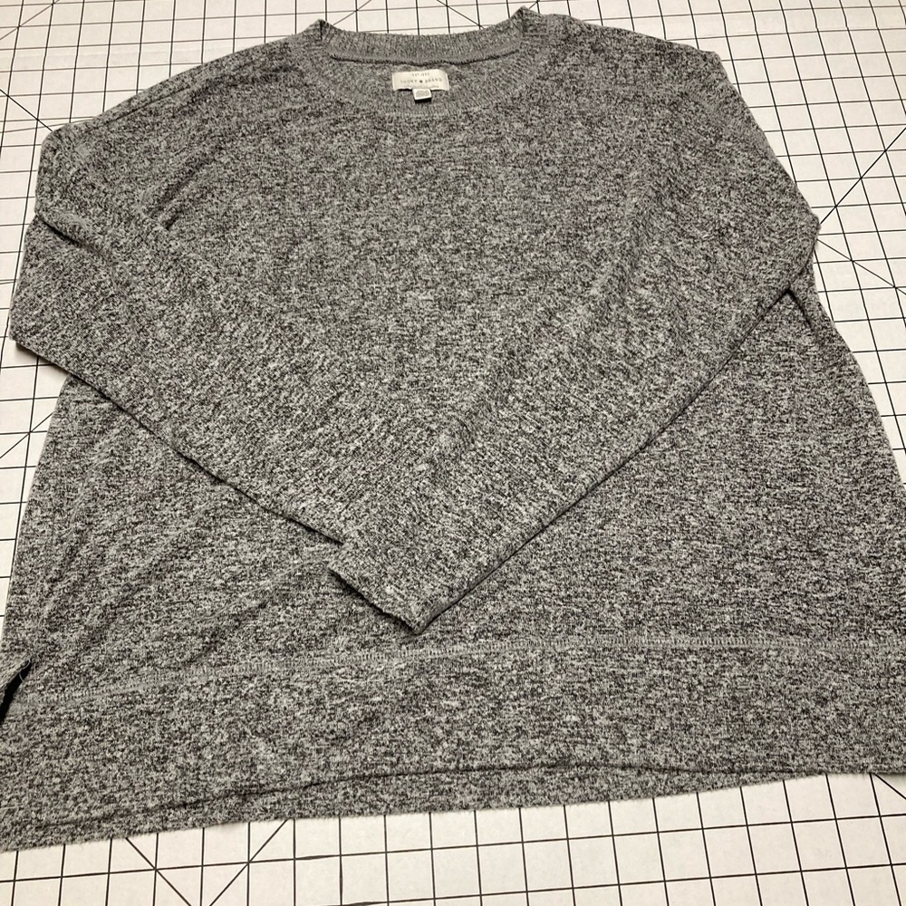 Lucky Brand Women’s Medium Gray Long Sleeve Sweater